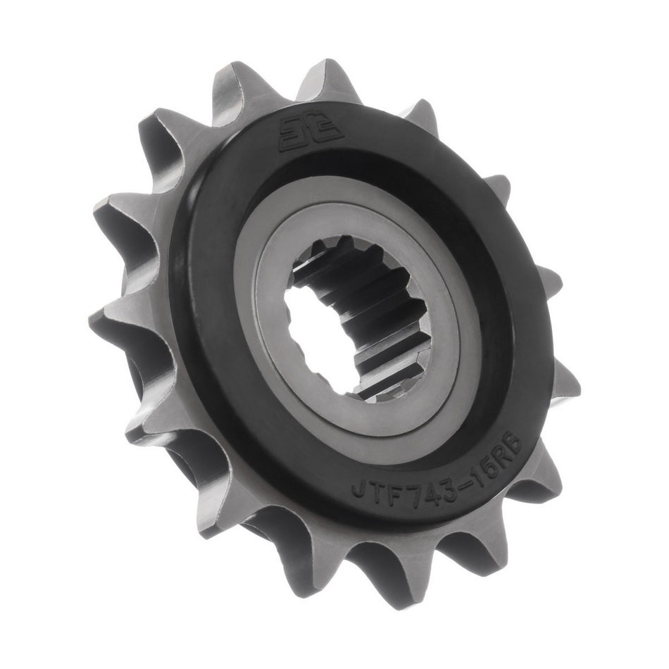 JTF743.15RB Front Sprocket RB - OEM Rubber Cushioned