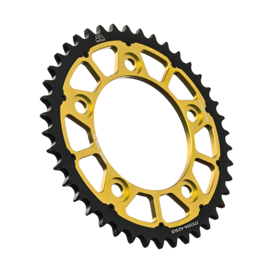 JTX1304.42GLD Twinstar Rear Sprocket Gold