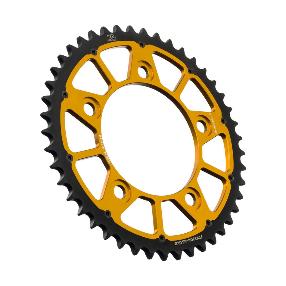 JTX1304.45GLD Twinstar Rear Sprocket Gold