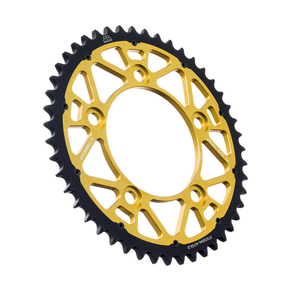JTX1304.47GLD Twinstar Rear Sprocket Gold
