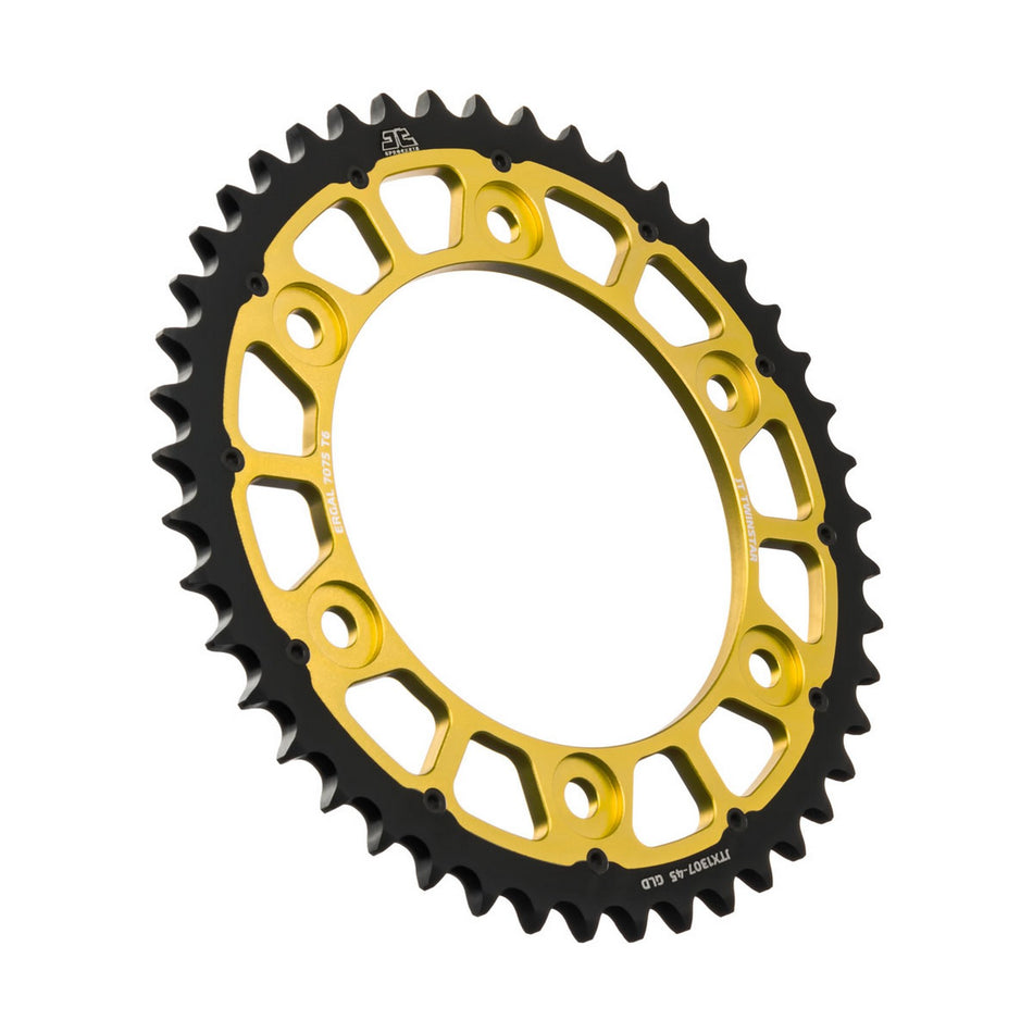 JTX1307.45GLD Twinstar Rear Sprocket Gold