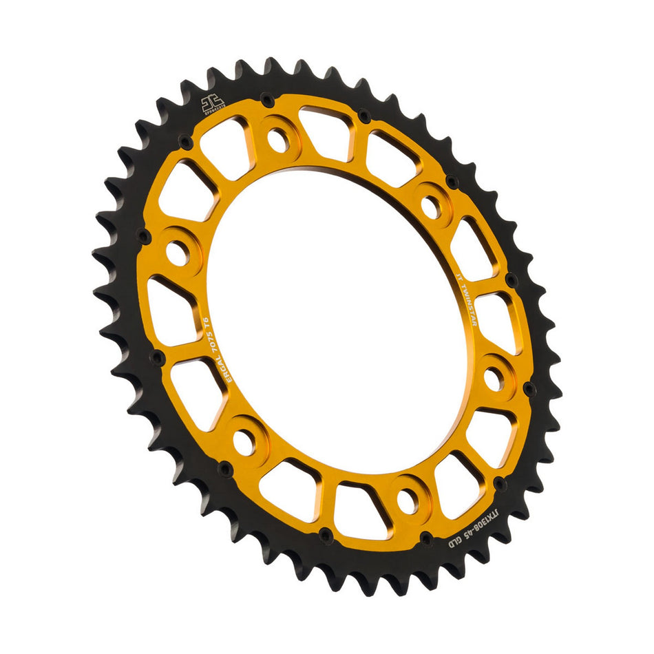 JTX1308.45GLD Twinstar Rear Sprocket Gold