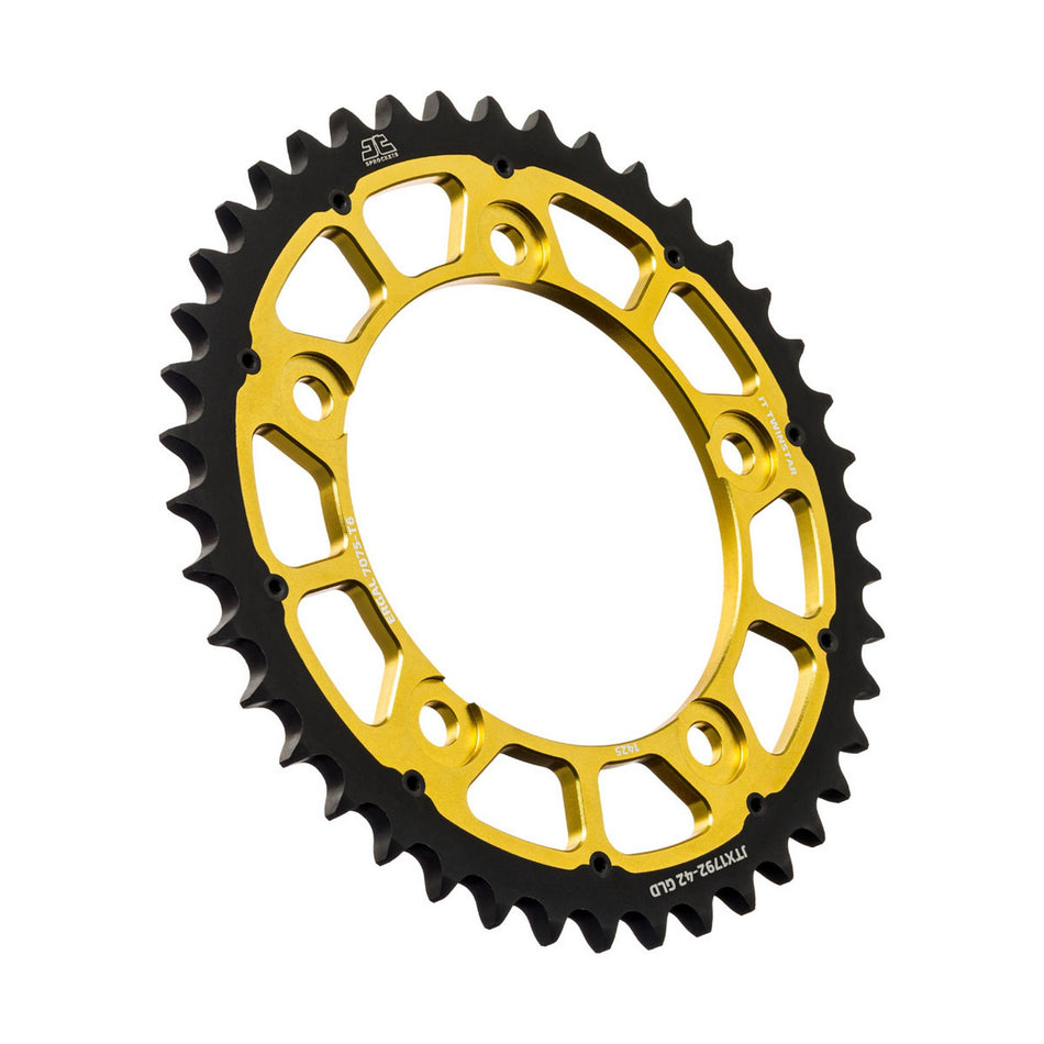 JTX1792.42GLD Twinstar Rear Sprocket Gold