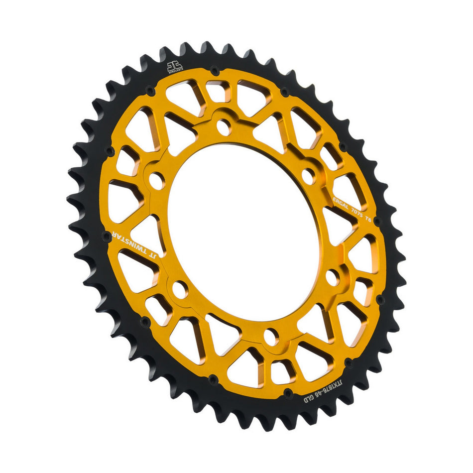 JTX1876.46GLD Twinstar Rear Sprocket Gold