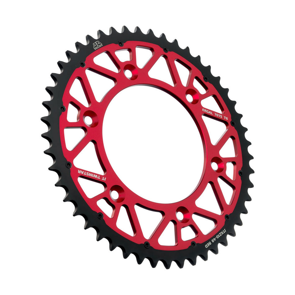 JTX210.49RED Twinstar Rear Sprocket Red