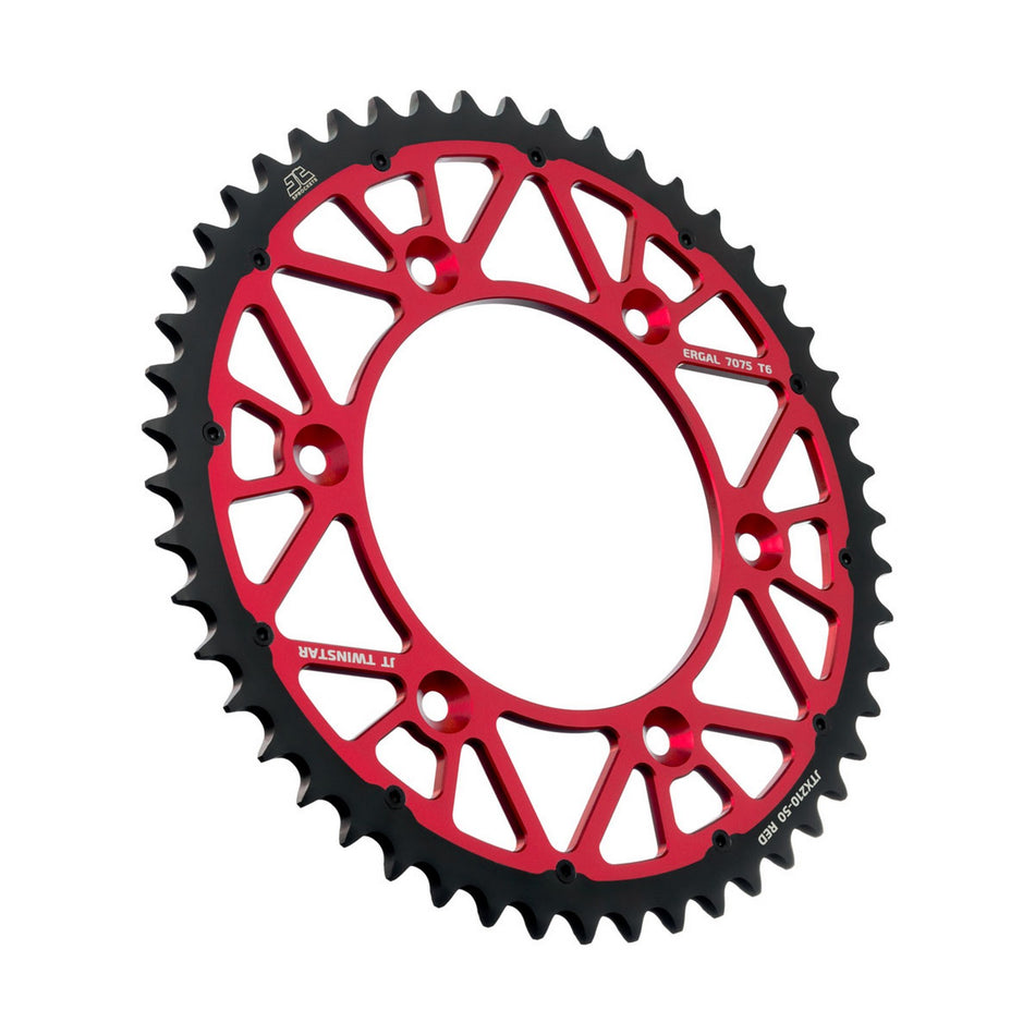 JTX210.50RED Twinstar Rear Sprocket Red