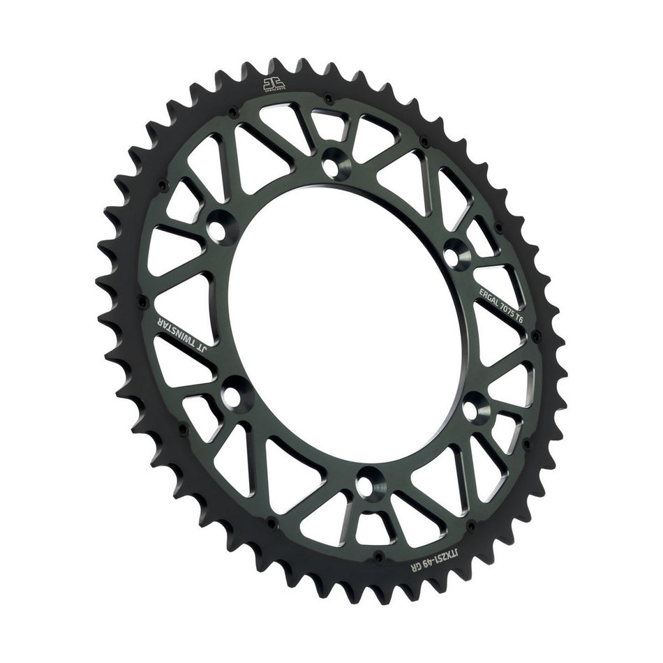 JTX251.49GR Twinstar Rear Sprocket Grey
