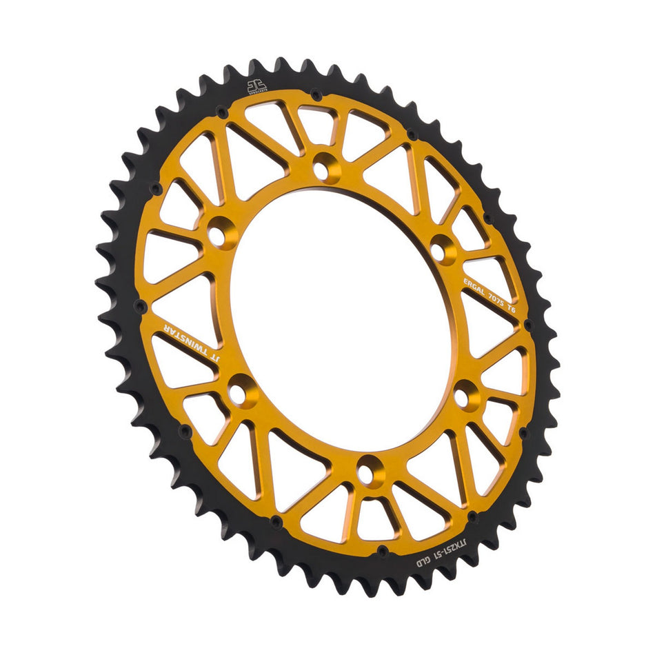 JTX251.51GLD Twinstar Rear Sprocket Gold