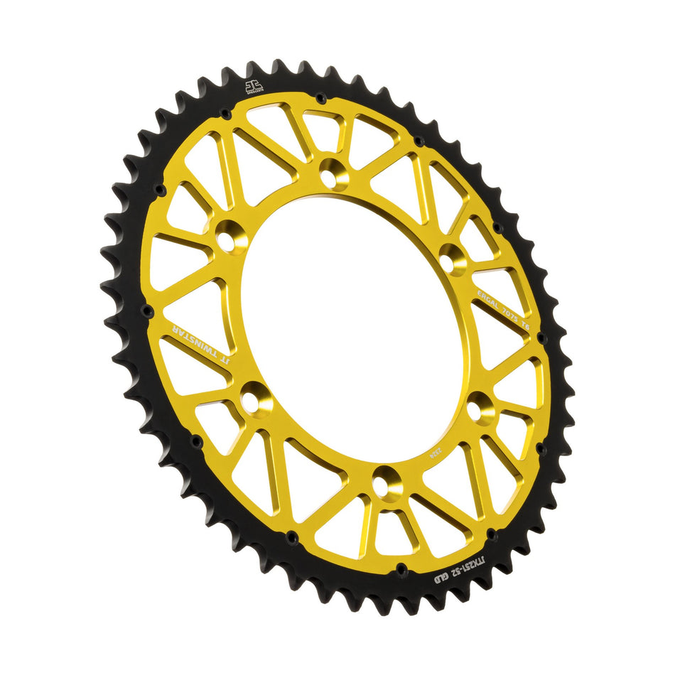 JTX251.52GLD Twinstar Rear Sprocket Gold