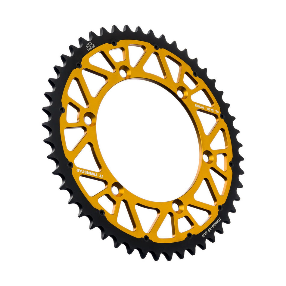 JTX460.49GLD Twinstar Rear Sprocket Gold