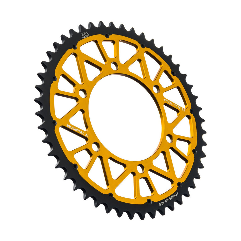 JTX486.48GLD Twinstar Rear Sprocket Gold