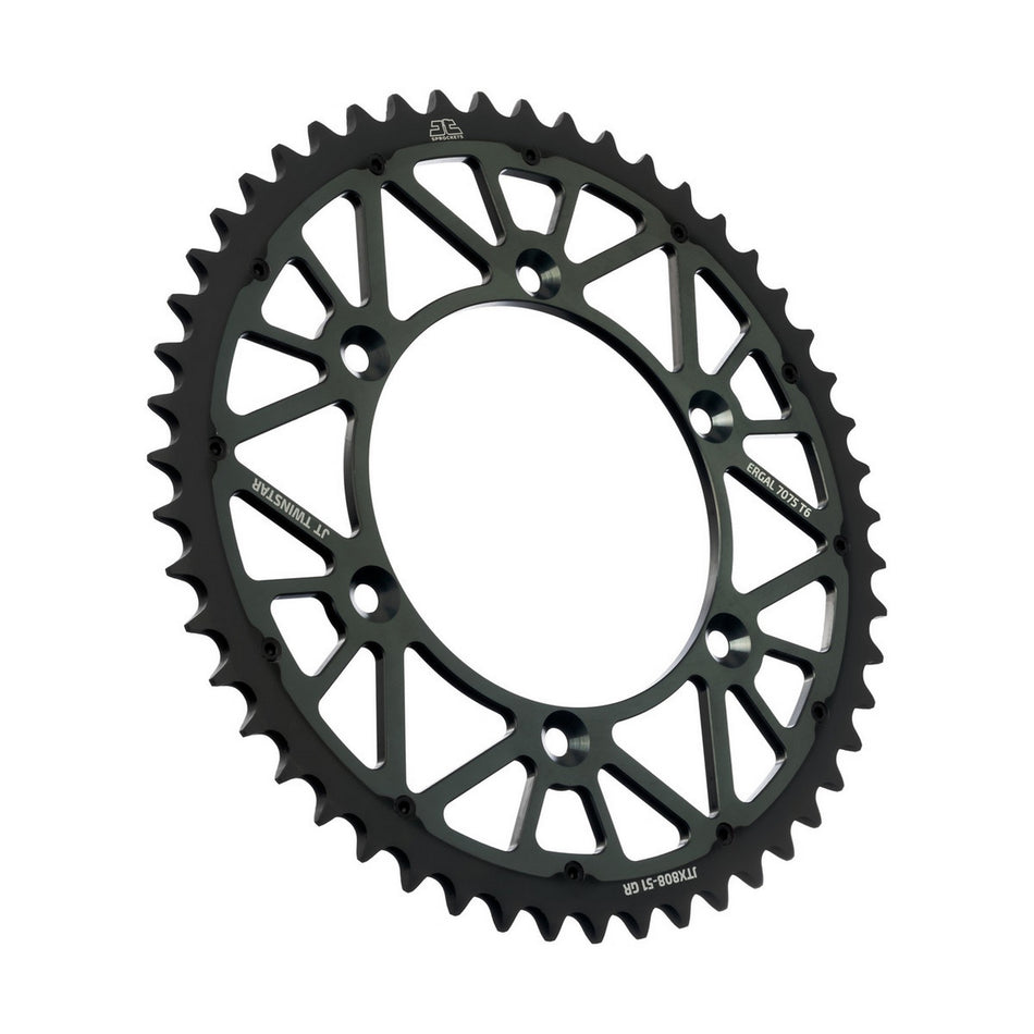 JTX808.51GR Twinstar Rear Sprocket Grey
