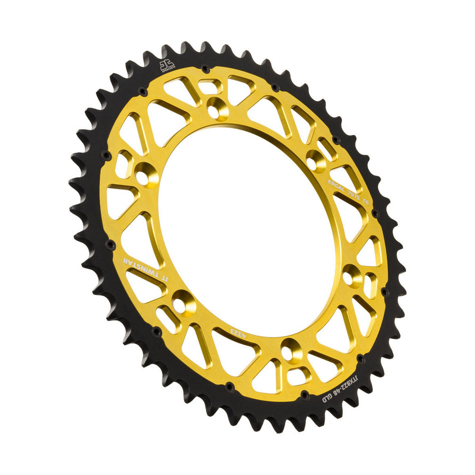 JTX822.48GLD Twinstar Rear Sprocket Gold