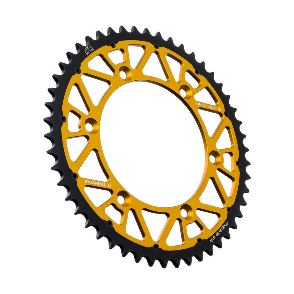 JTX822.50GLD Twinstar Rear Sprocket Gold