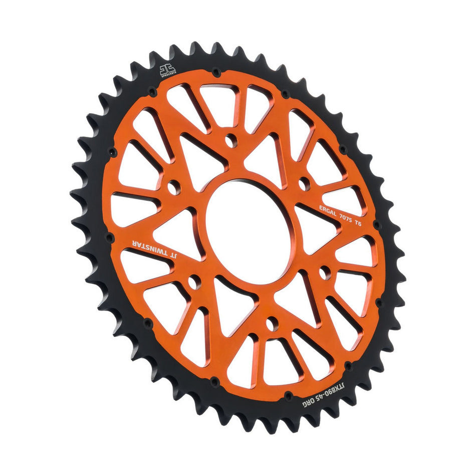 JTX890.45ORG Twinstar Rear Sprocket Orange