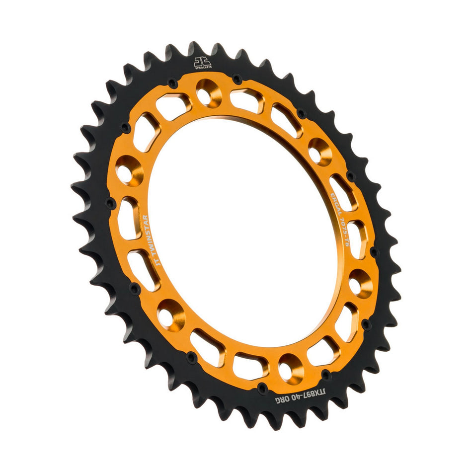 JTX897.40ORG Twinstar Rear Sprocket Orange