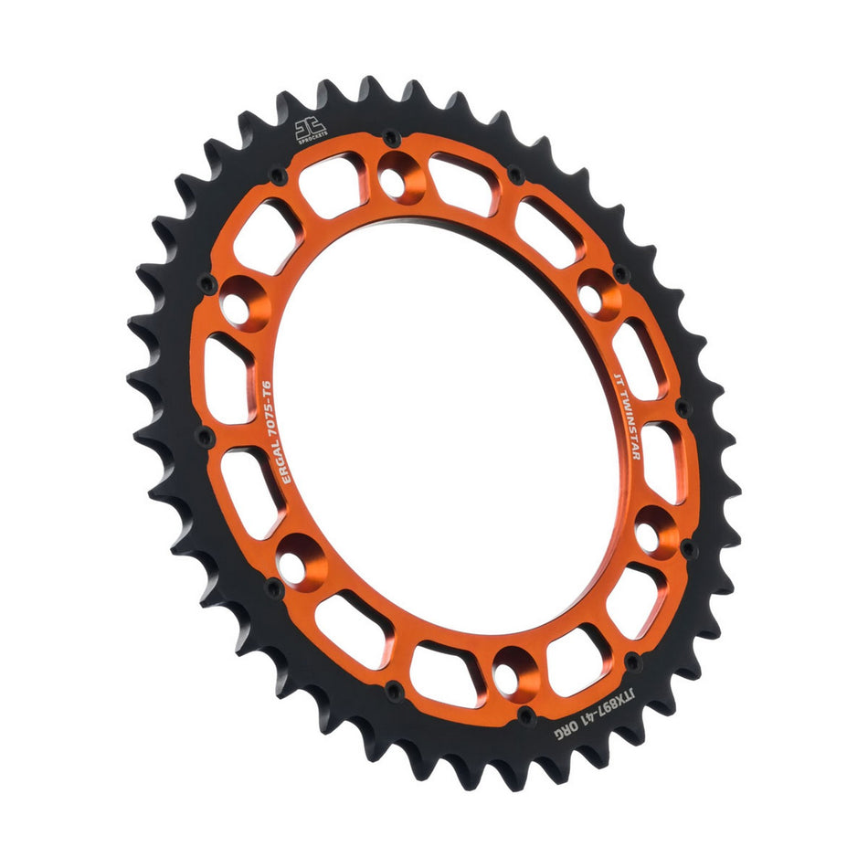 JTX897.41ORG Twinstar Rear Sprocket Orange