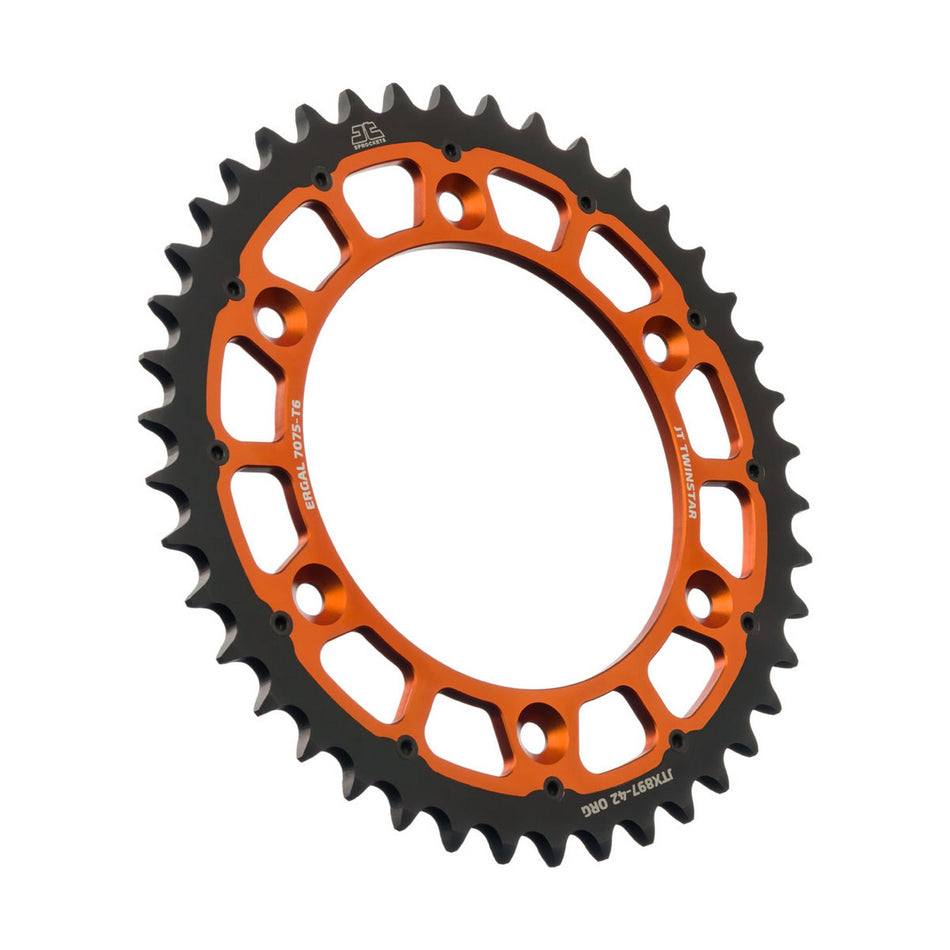 JTX897.42ORG Twinstar Rear Sprocket Orange