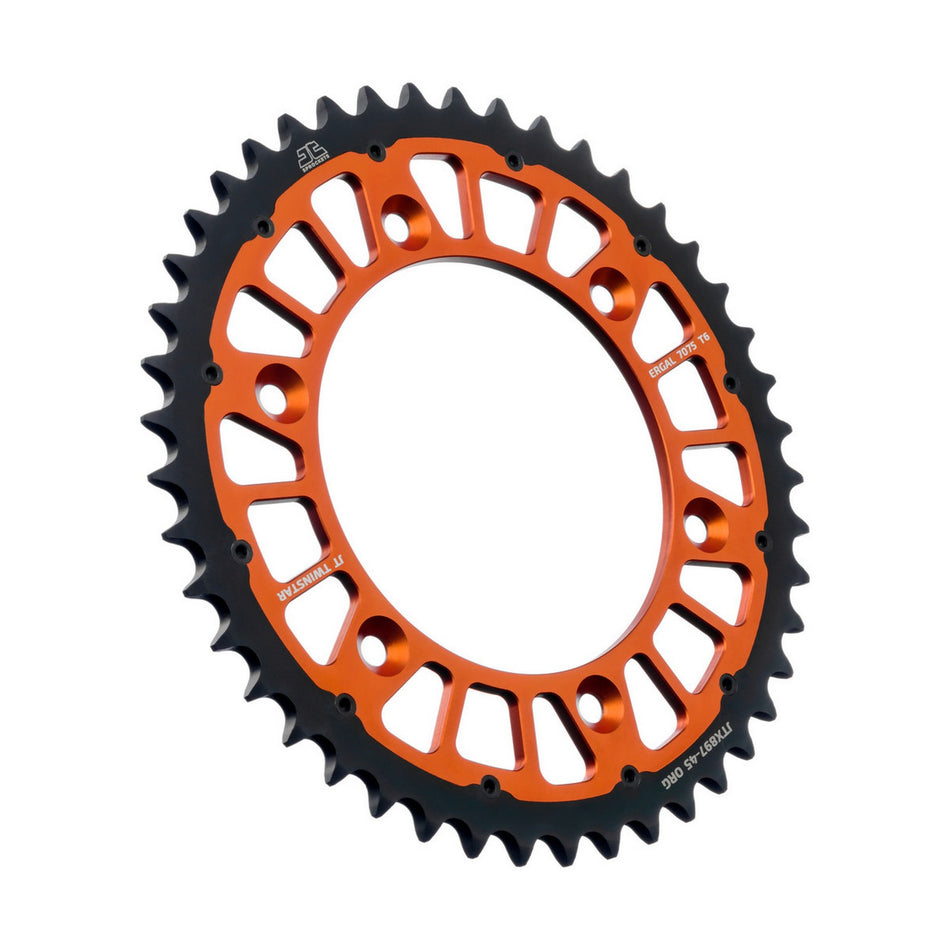 JTX897.45ORG Twinstar Rear Sprocket Orange