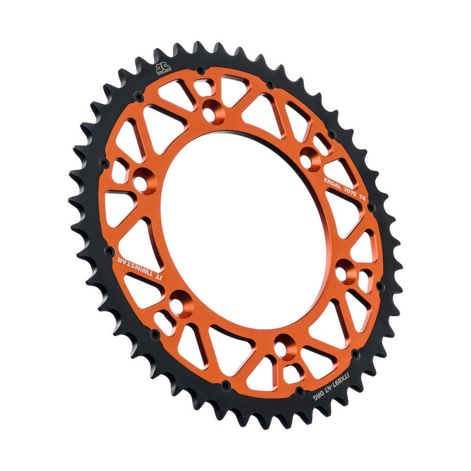 JTX897.47ORG Twinstar Rear Sprocket Orange