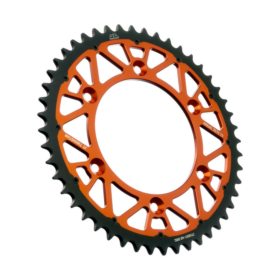 JTX897.48ORG Twinstar Rear Sprocket Orange