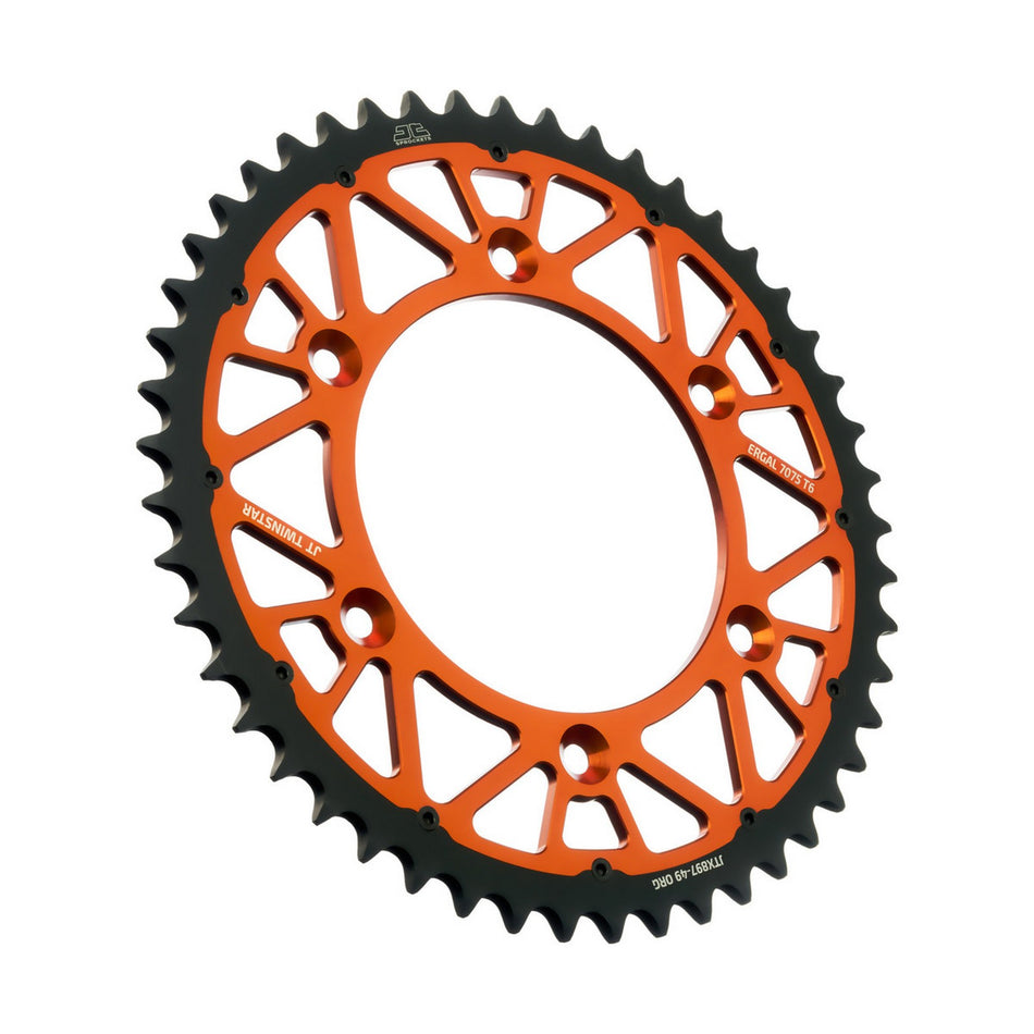 JTX897.49ORG Twinstar Rear Sprocket Orange