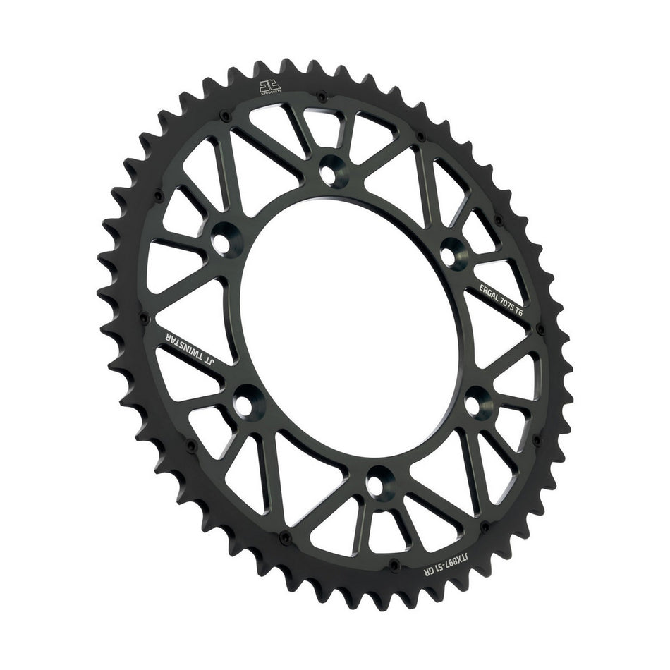 JTX897.51GR Twinstar Rear Sprocket Grey