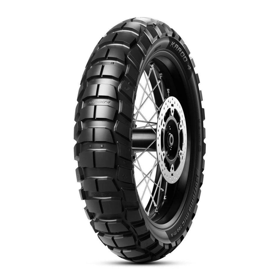 130/80 R 17 M/C 65Q M+S TL Metzeler KAROO 4 Rear Motorcycle Tyre
