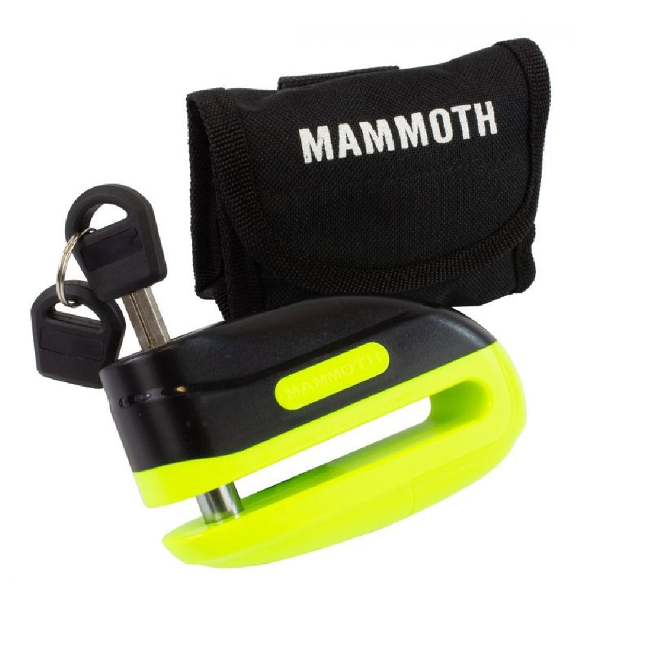 MAMMOTH ROGUE DISC LOCK 10mm YELLOW