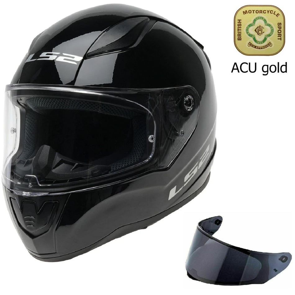LS2 HELMET FF353 RAPID II SOLID GLOSS BLACK-06