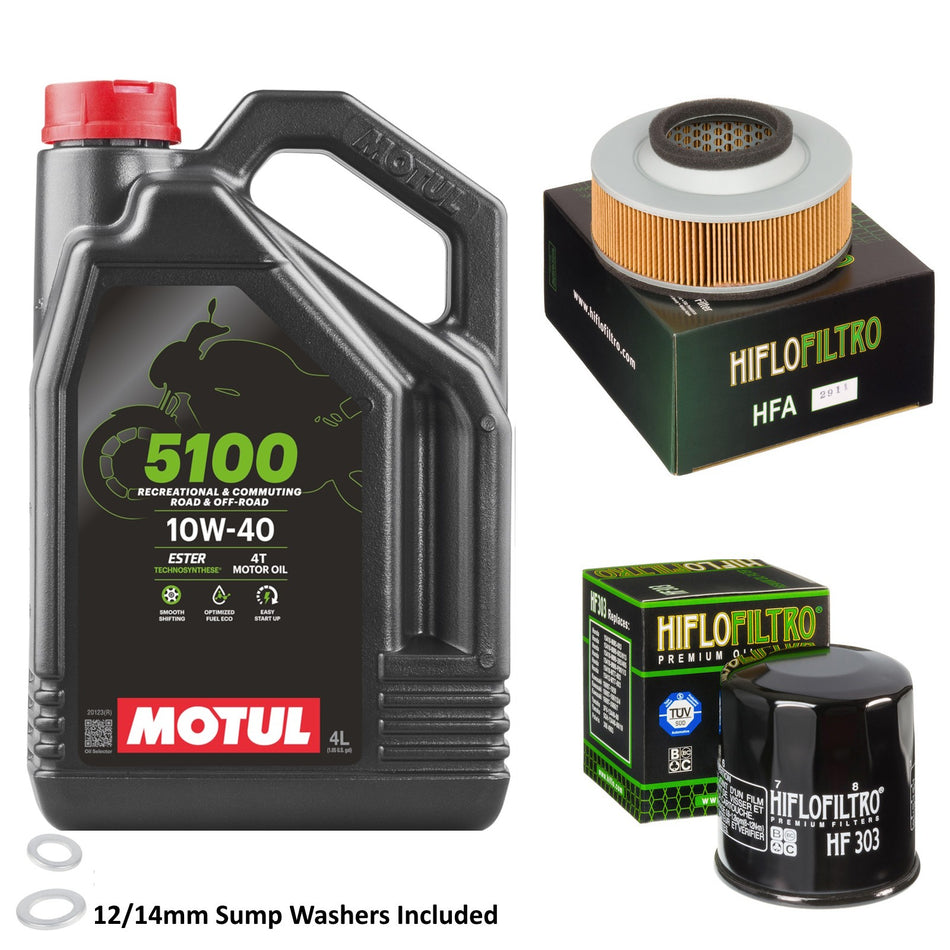 Motul 5100 10w40 4L Oil & HF303 & HFA2911 Oil Filter Kit