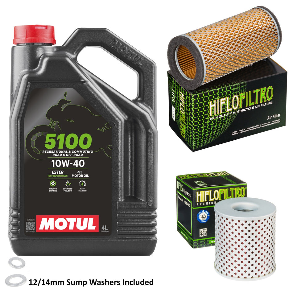 Motul 5100 10w40 4L Oil & HF126 & HFA2710 Oil Filter Kit