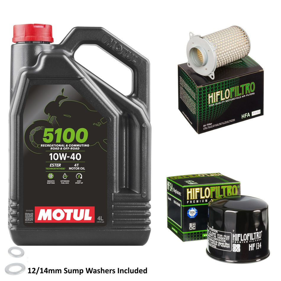 Motul 5100 10w40 4L Oil & HF134 & HFA3503 Oil Filter Kit