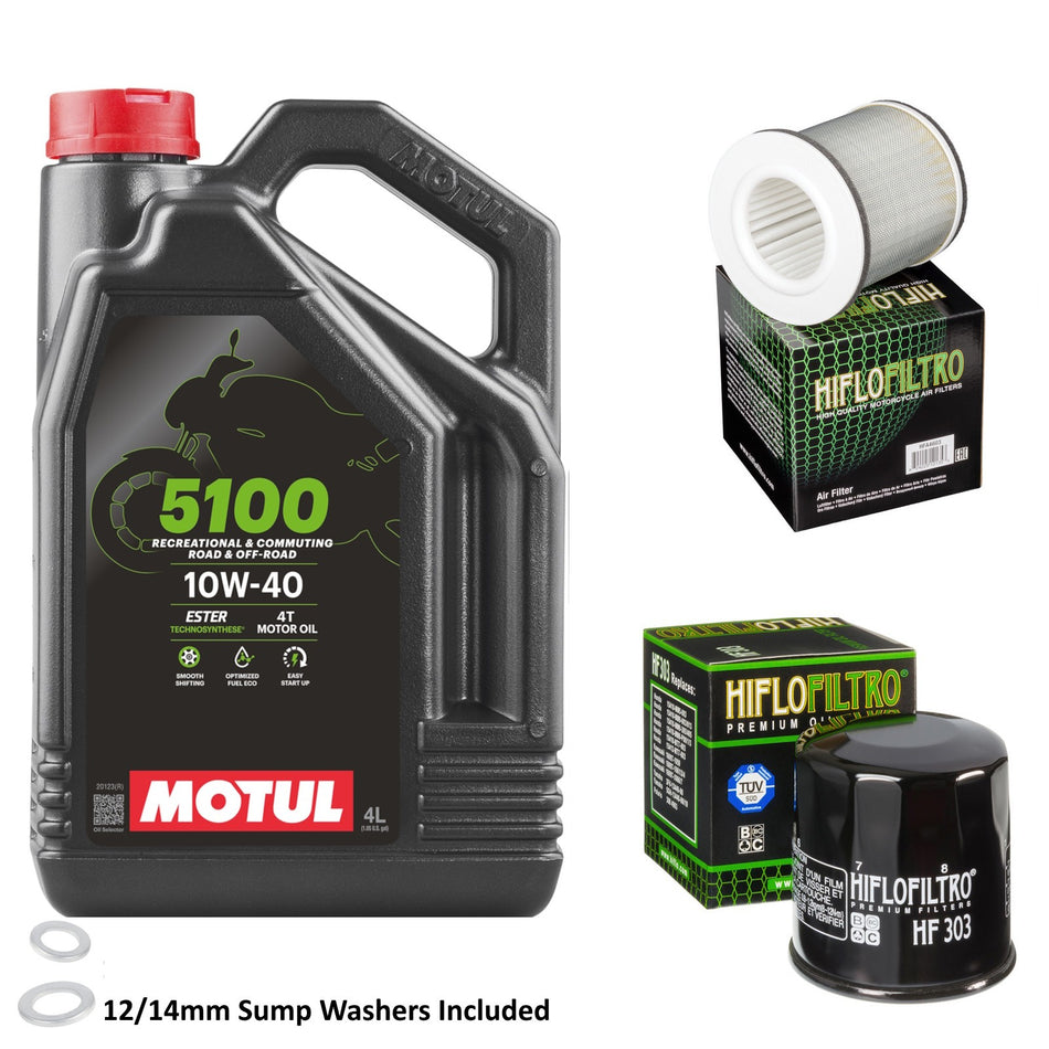 Motul 5100 10w40 4L Oil & HF303 & HFA4603 Oil Filter Kit