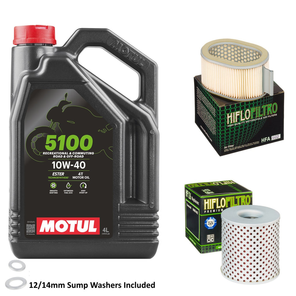 Motul 5100 10w40 4L Oil & HF126 & HFA2902 Oil Filter Kit