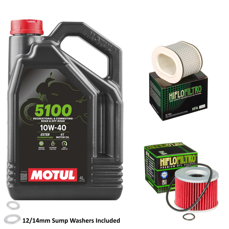 Motul 5100 10w40 4L Oil & HF401 & HFA4902 Oil Filter Kit