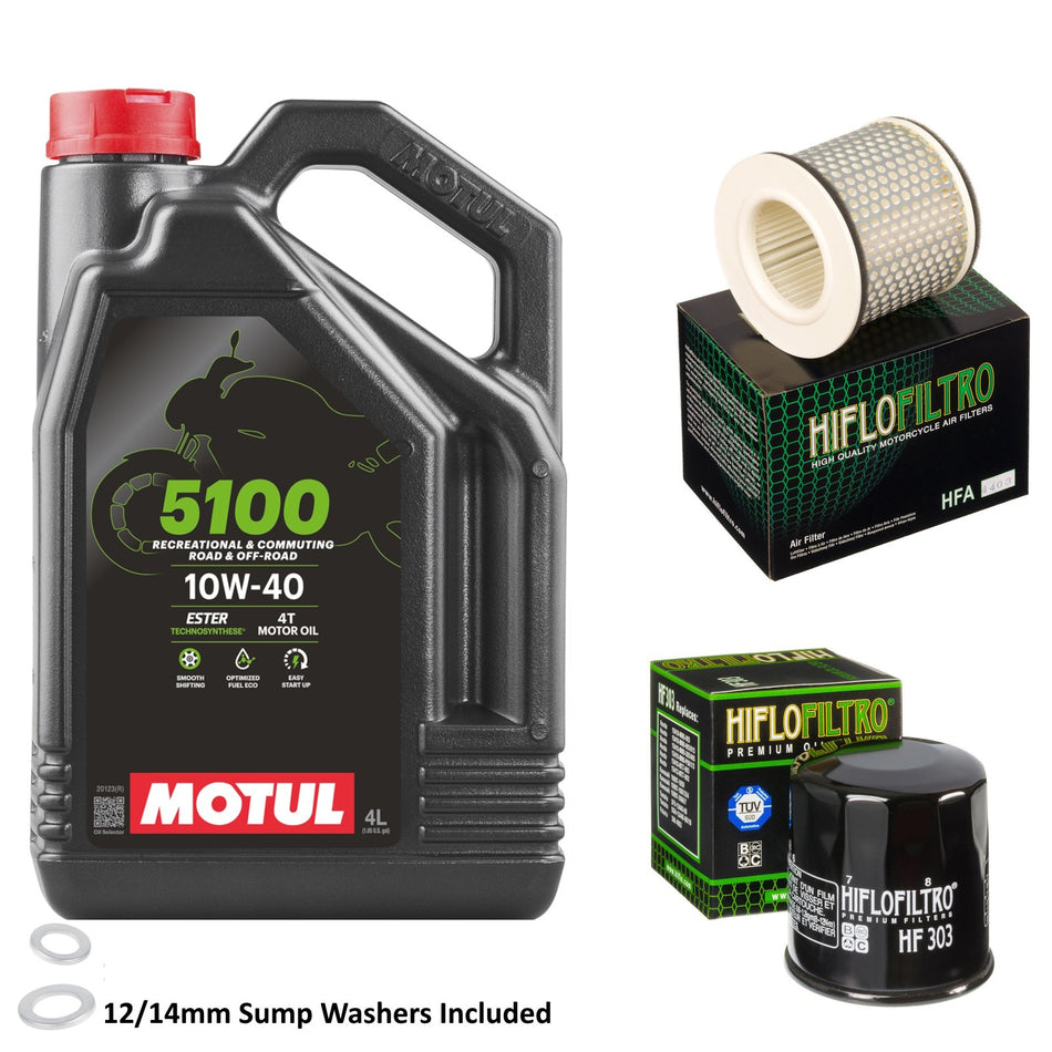 Motul 5100 10w40 4L Oil & HF303 & HFA4403 Oil Filter Kit