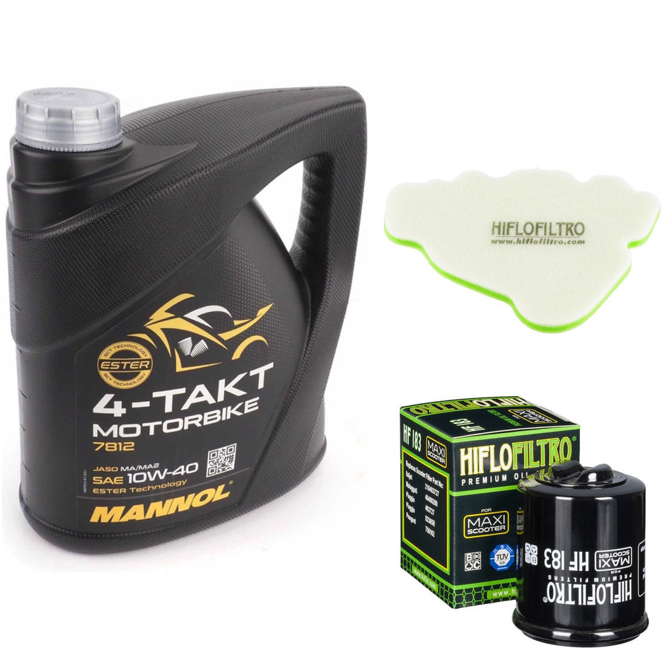 Mannol Semi Synthetic 10w40 4L Oil & HF183 & HFA5209DS Oil Filter Kit
