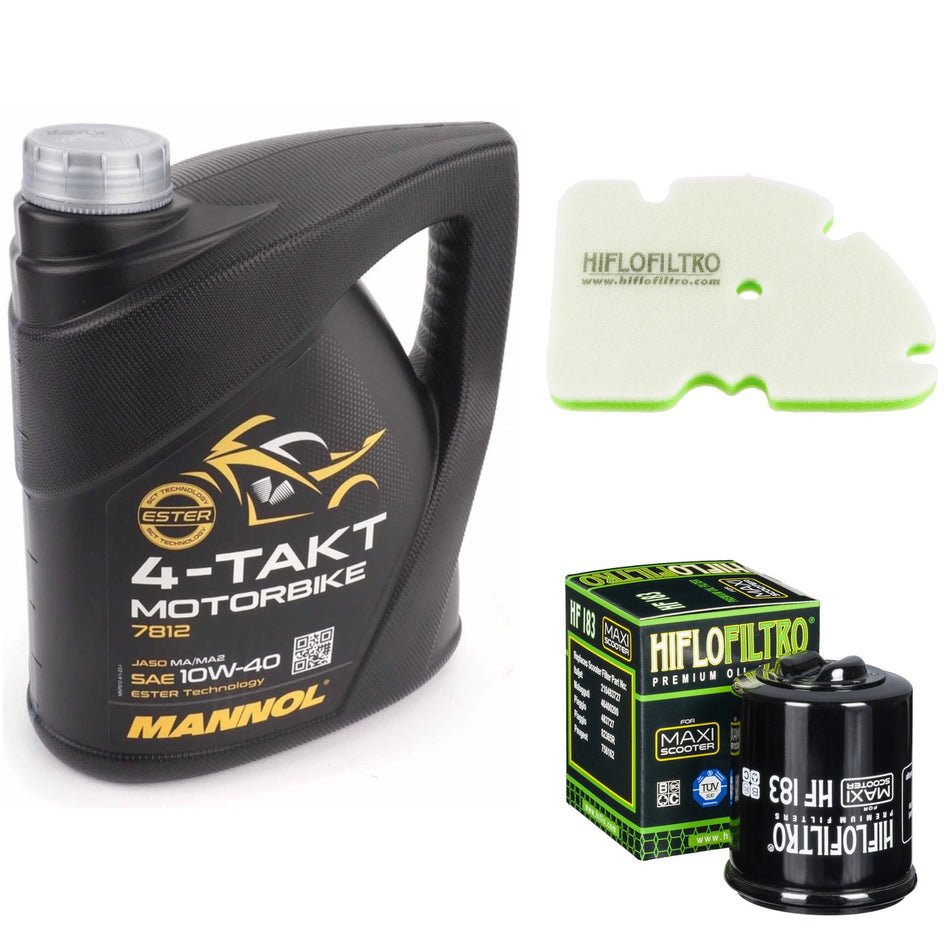 Mannol Semi Synthetic 10w40 4L Oil & HF183 & HFA5203DS Oil Filter Kit