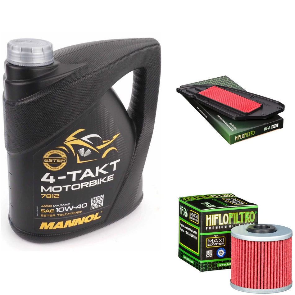 Mannol Semi Synthetic 10w40 4L Oil & HF566 & HFA5013 Oil Filter Kit