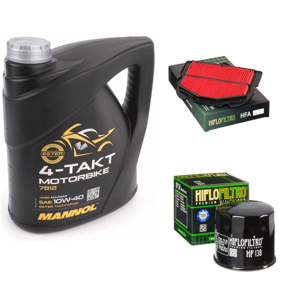 Mannol Semi Synthetic 10w40 4L Oil & HF138 & HFA3911 Oil Filter Kit