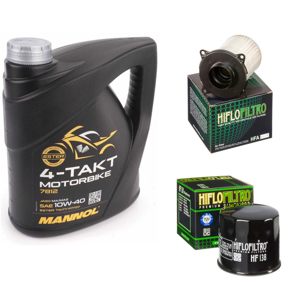 Mannol Semi Synthetic 10w40 4L Oil & HF138 & HFA3803 Oil Filter Kit