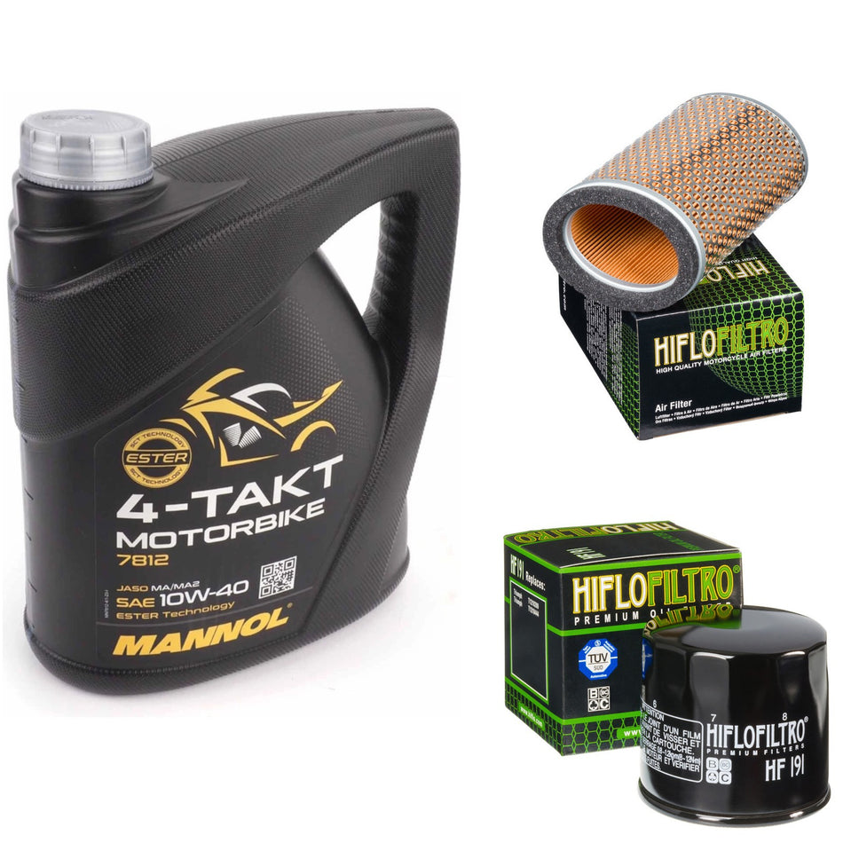 Mannol Semi Synthetic 10w40 4L Oil & HF191 & HFA6504 Oil Filter Kit
