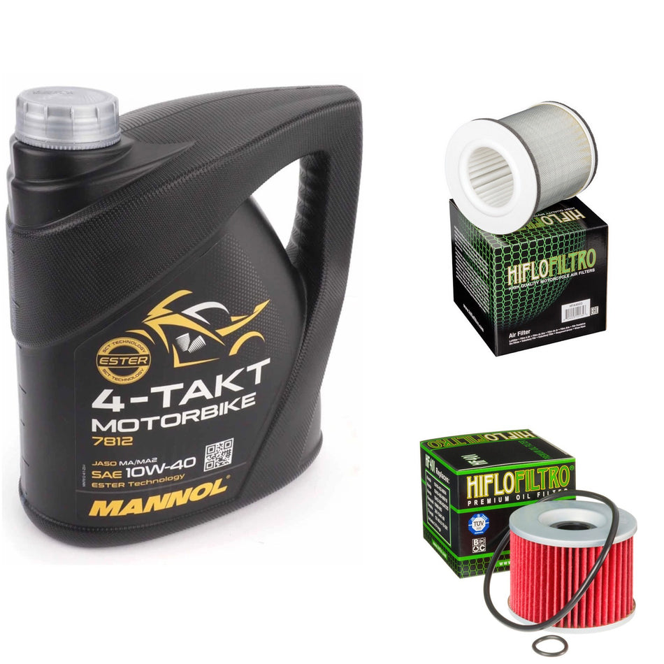 Mannol Semi Synthetic 10w40 4L Oil & HF401 & HFA4603 Oil Filter Kit