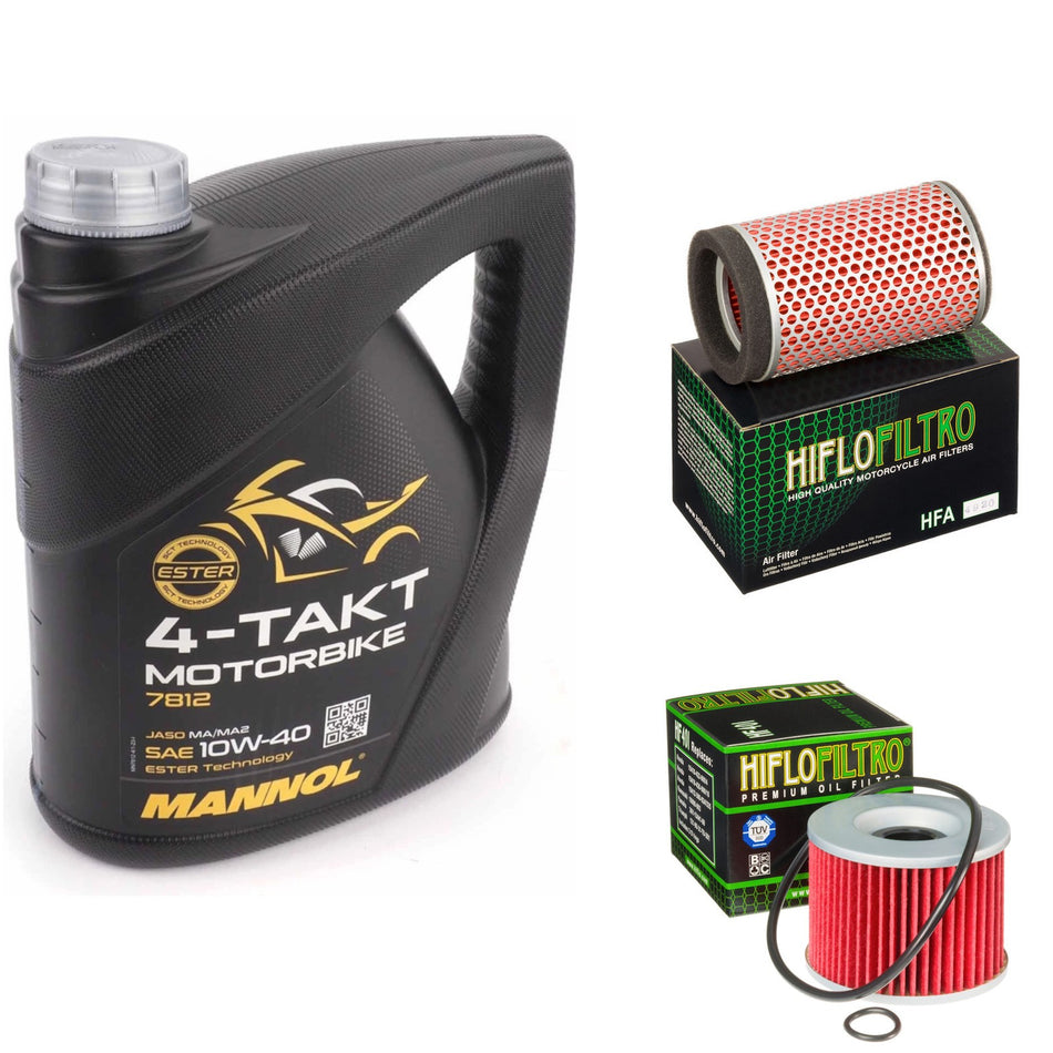 Mannol Semi Synthetic 10w40 4L Oil & HF401 & HFA4920 Oil Filter Kit