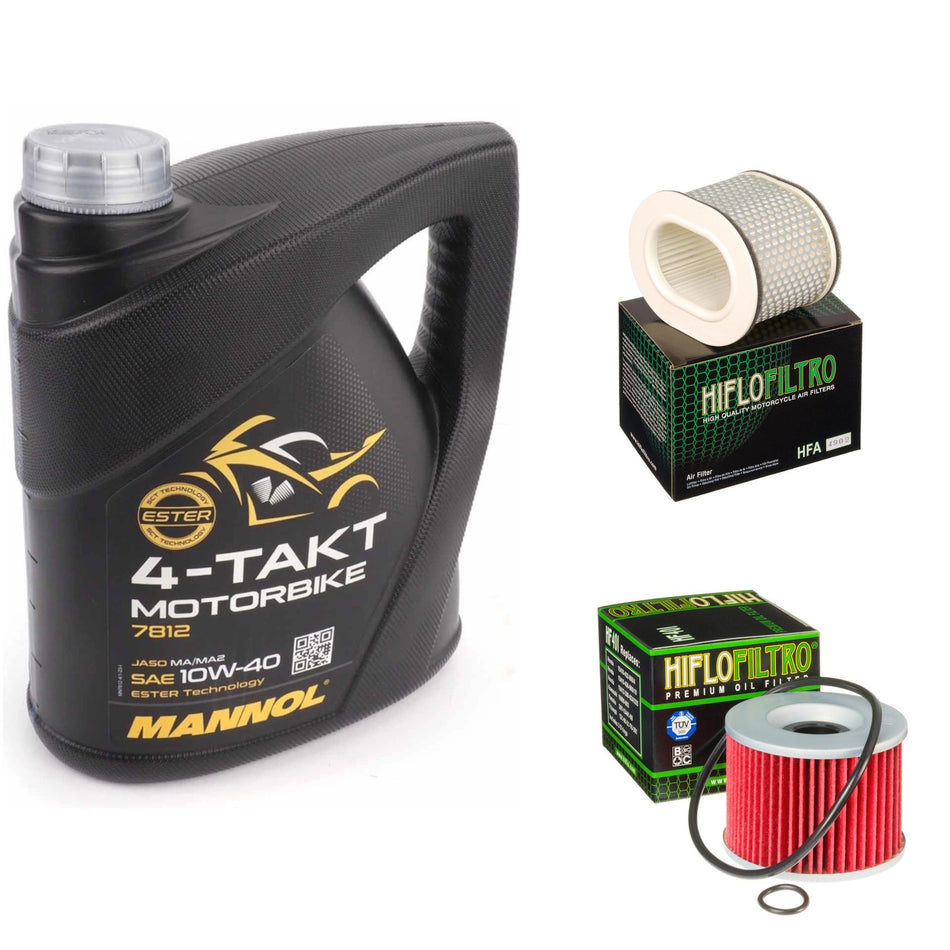 Mannol Semi Synthetic 10w40 4L Oil & HF401 & HFA4902 Oil Filter Kit