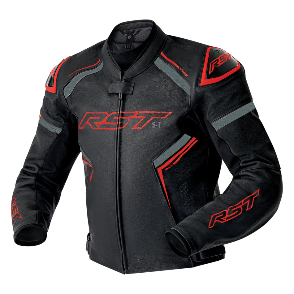 RST S1 D3O Leather Jacket Red
