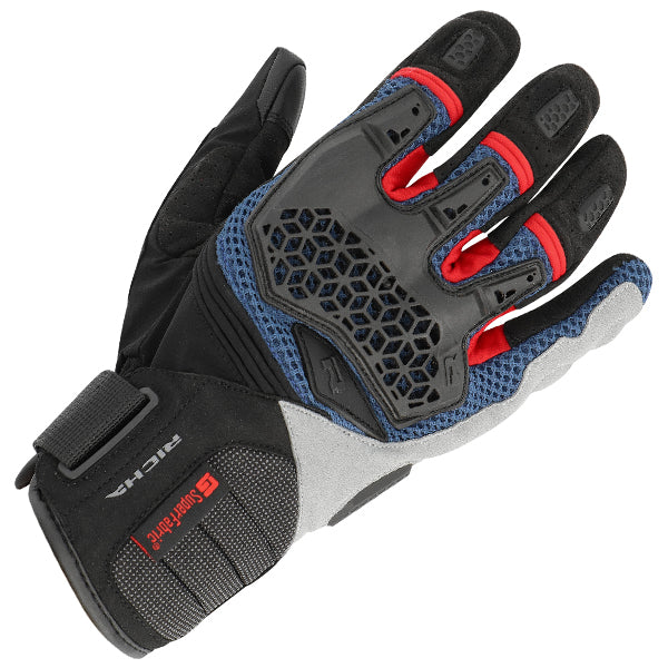 Richa Bogota Gloves Black Blue Red