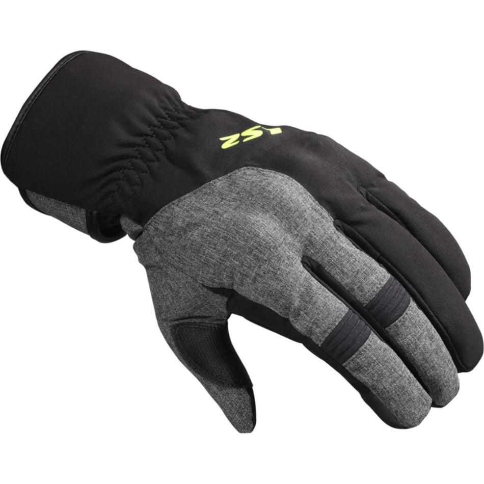 LS2 GLOVES URBS II MAN BLACK GREY YELLOW
