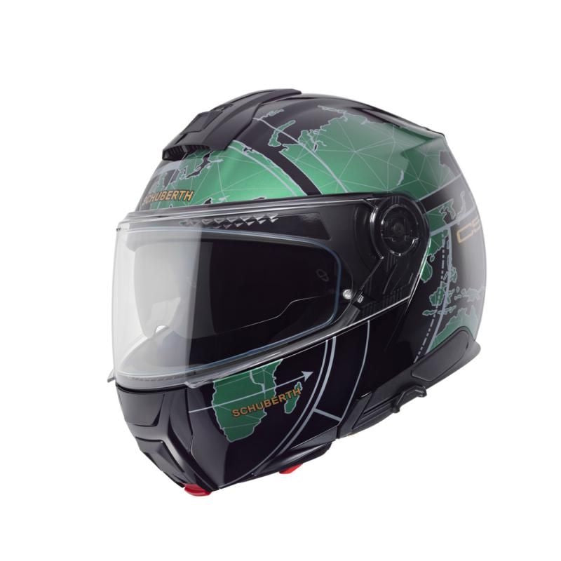 Schuberth C5 Globe Green Flip Front Helmet